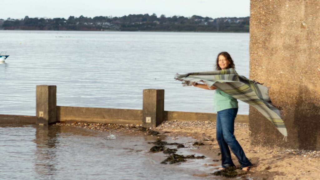 me on the beach
