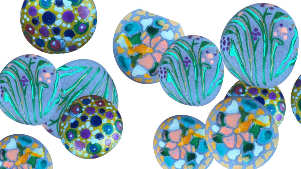 painted pebbles