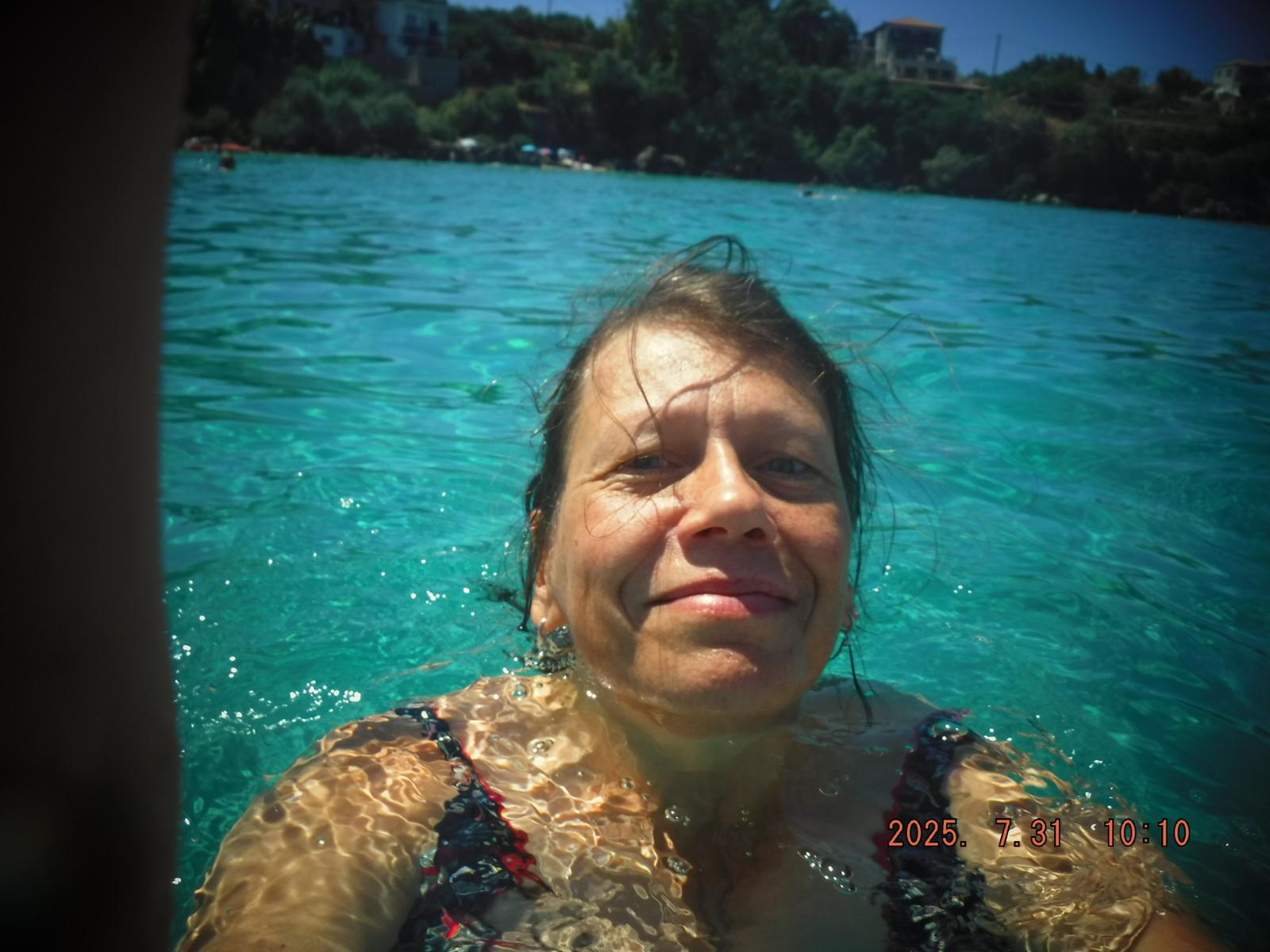woman in water